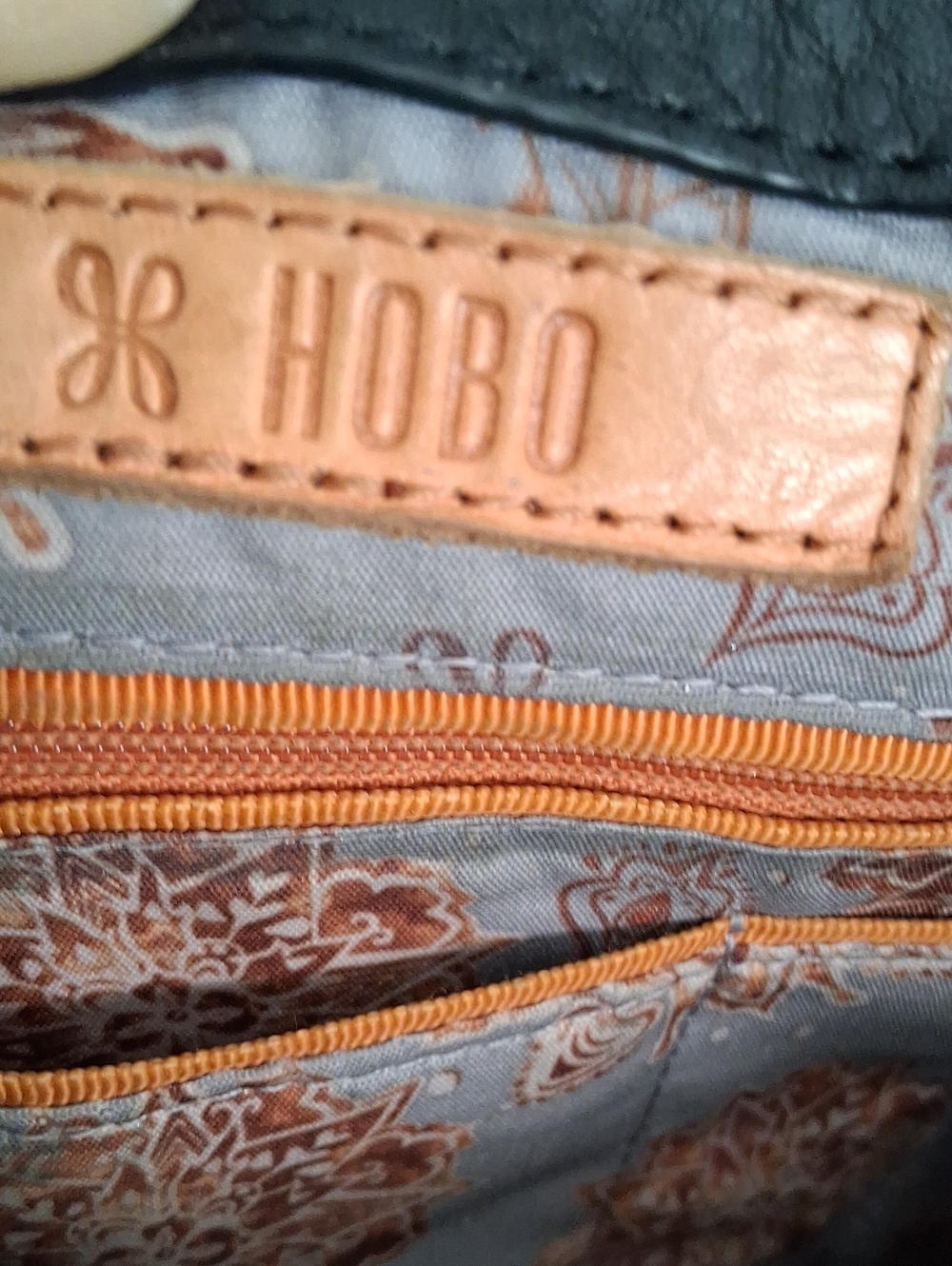 Hobo Pebbled Leather Crossbody Bag w/ Tassel - Picture 6 of 16